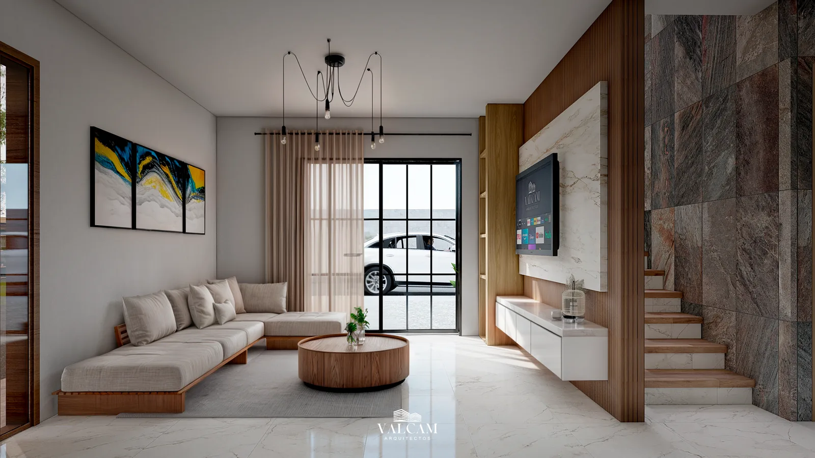 Diseño interior de sala